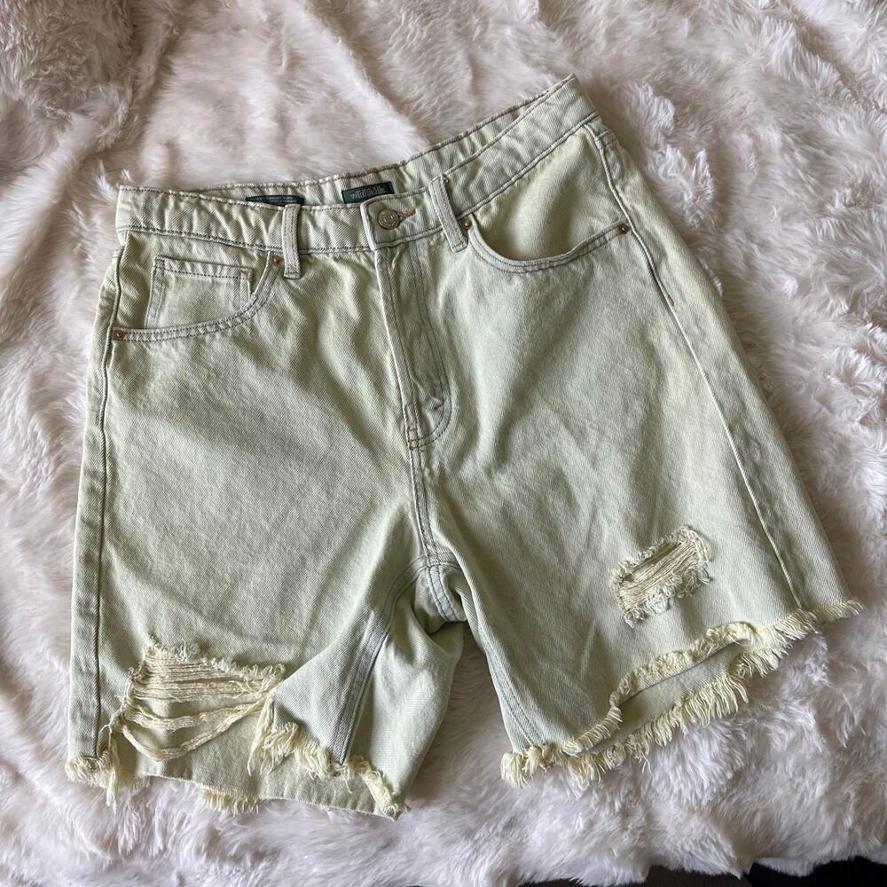 Target Women's Green and Cream Shorts